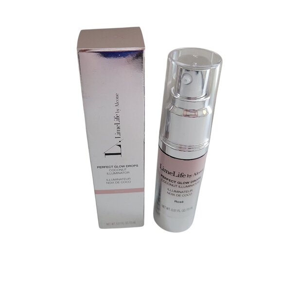Limelife by Alcone Perfect Glow Drops Rose New with Box 0.51oz/15ml - Picture 1 of 7